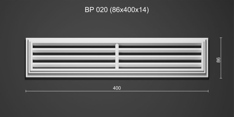 Решетка вентиляционная вр100