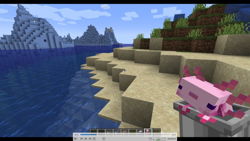 Майнкрафт 1.18 аксолотль