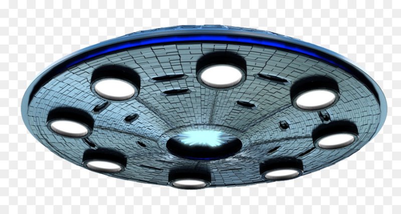 Летающая тарелка снизу