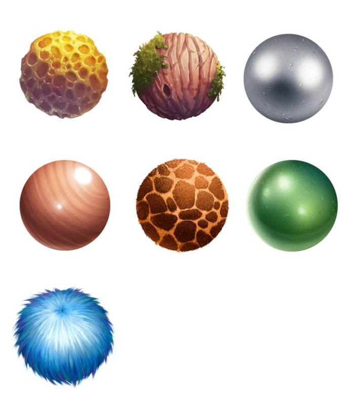 Текстура шарики