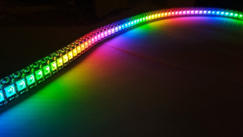 Адресная светодиодная лента ws2812b 144 лед