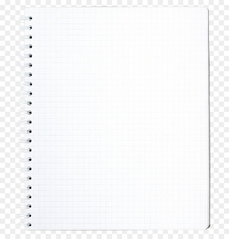 Блокнот на белом фоне