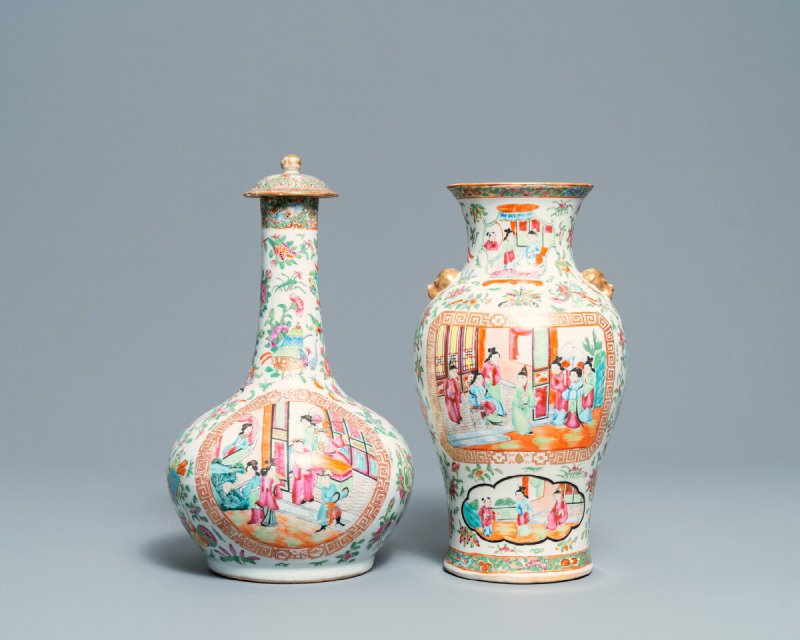 Китайские вазы из фарфора