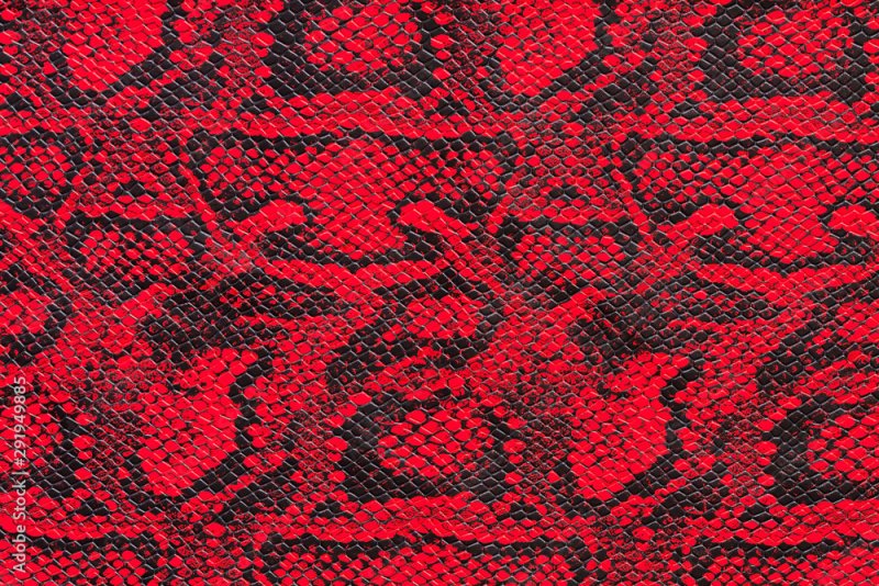 Змеиная кожа красная