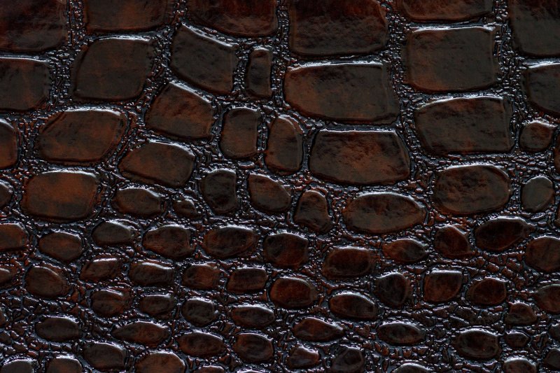 Кожзам Кайман коричневый