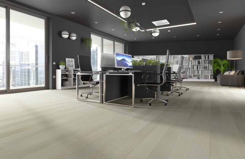 Кварцевый ламинат Fargo Classic дуб Арктический jc18001