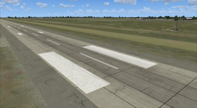 Зона приземления ВПП аэропорта