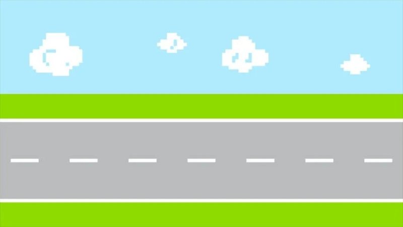 Пиксельный дорога для игр 2d