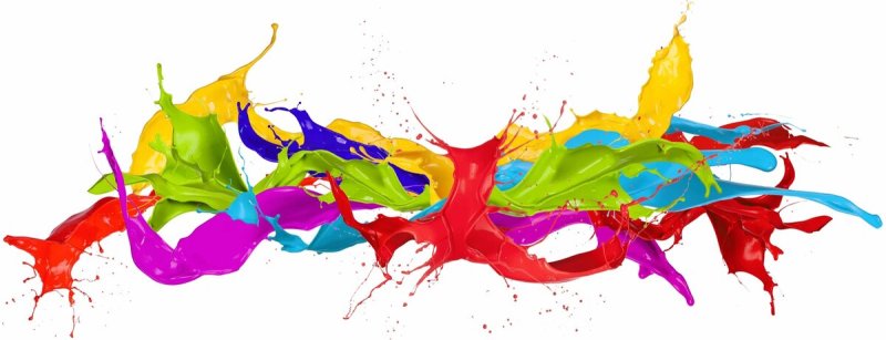 Разноцветные брызги