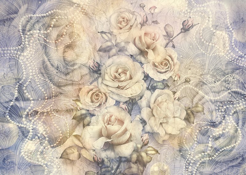 Фрески розы