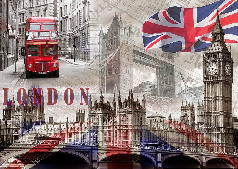 Англия коллаж