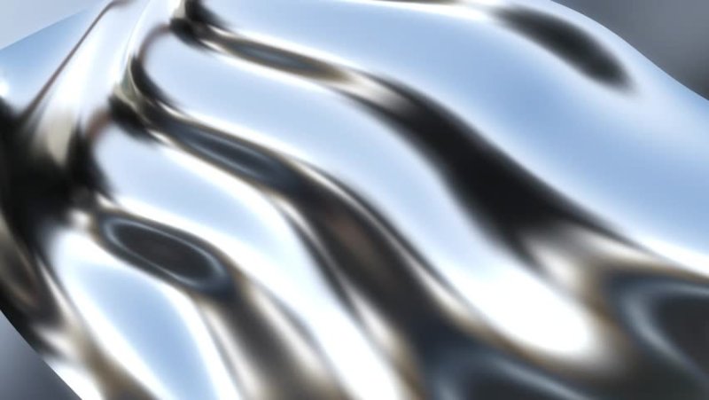 Хром серебро 89, металл / shiny Silver 89