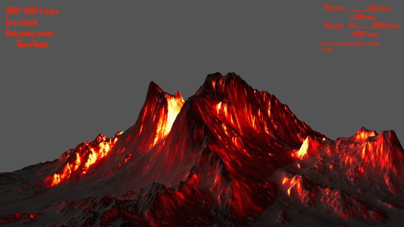 Volcano 3d