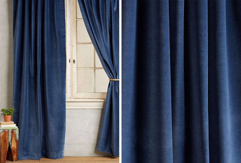 Шторы бархат