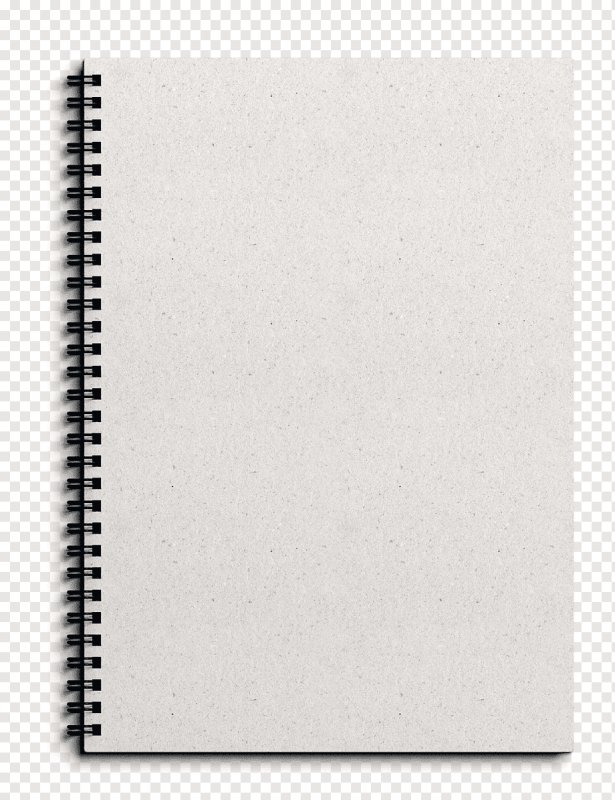 Блокнот на прозрачном фоне