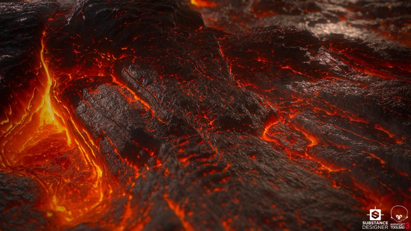 Лава магма вулкан