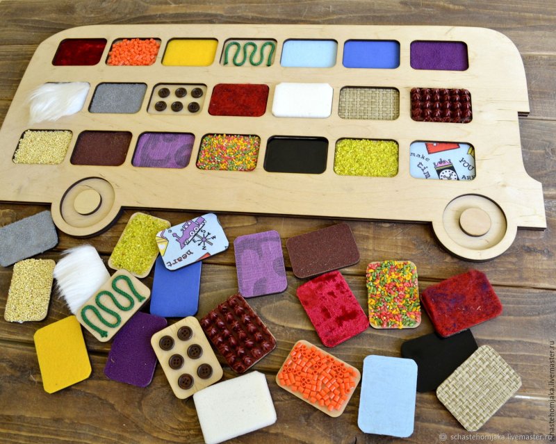 Тактильное лото Монтессори