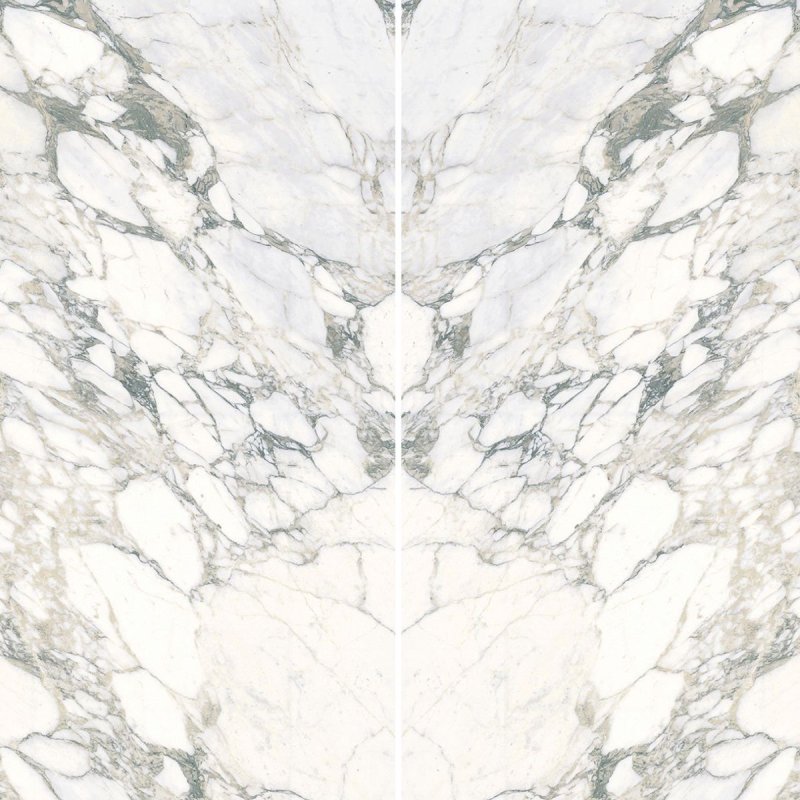 Bookmatched мрамор