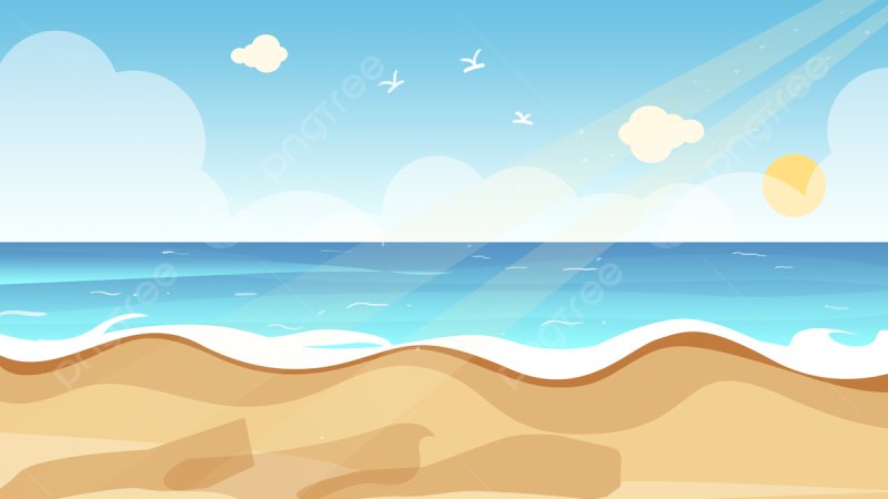 Море мультяшное