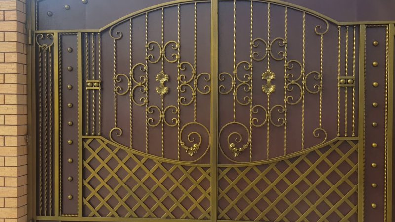 Кованые ворота Ишеева