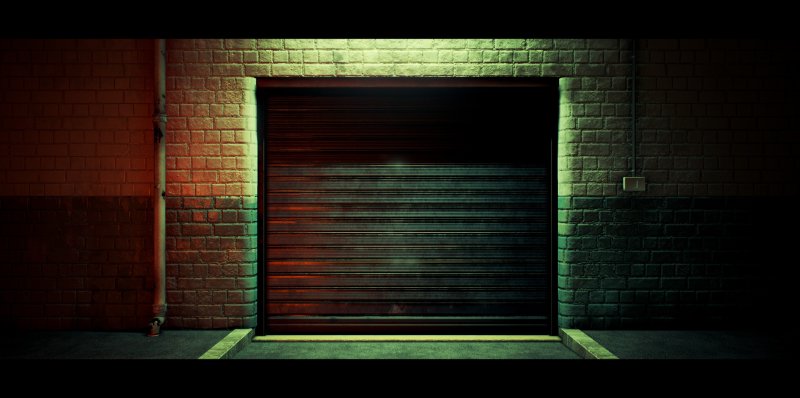 Секционные ворота текстура