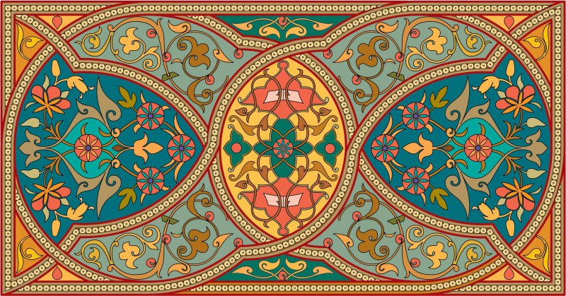 Восточный орнамент Арабески