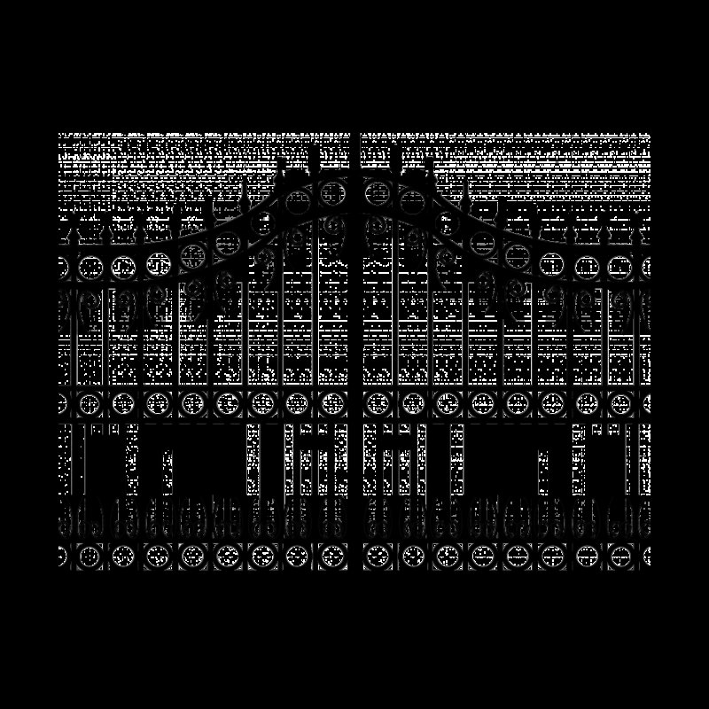 Забор в готическом стиле