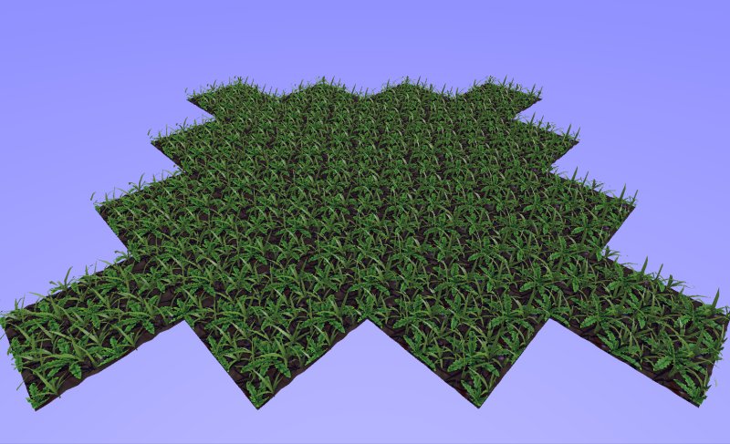 Pixel grass Sprite