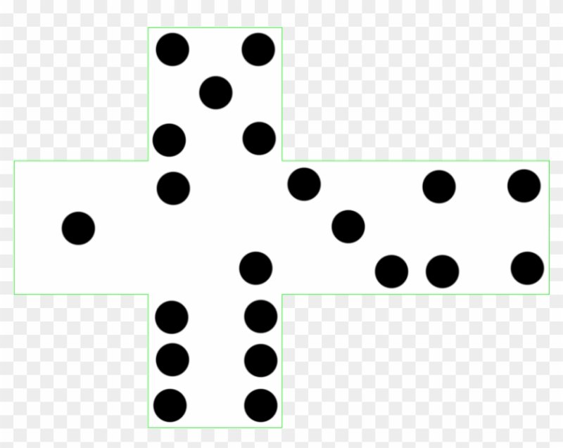 Игральные кости развертка