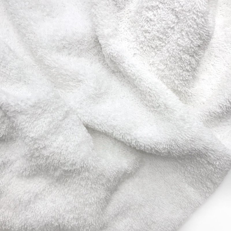 Махровая ткань белая