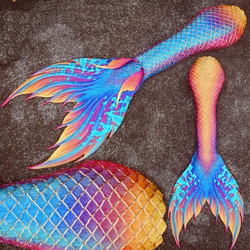 Радужные хвосты русалок