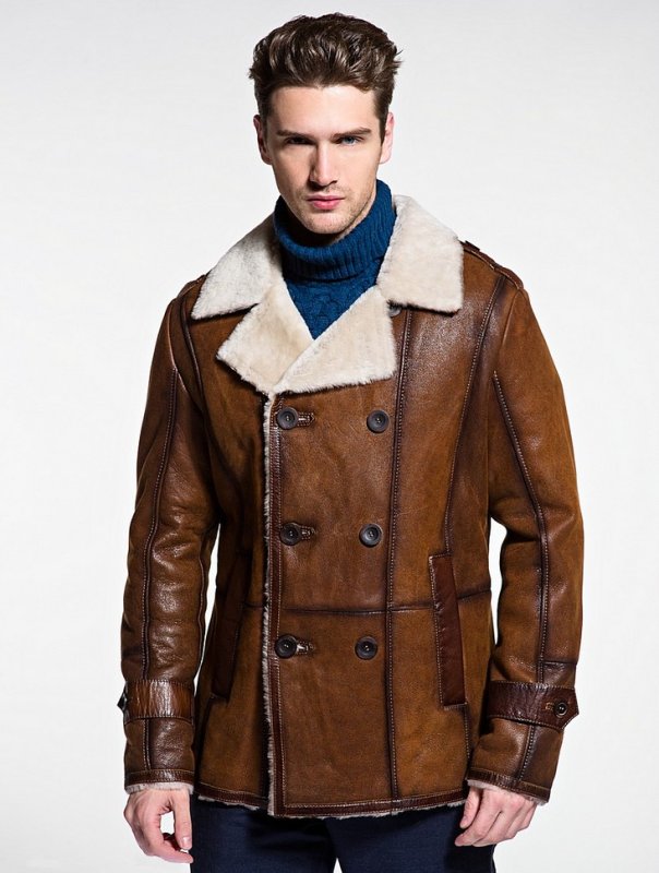 Дубленки пилот мужские 2022