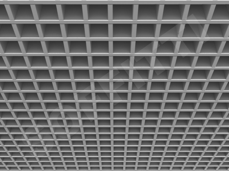 Грильято gl 50x50 белое матовое