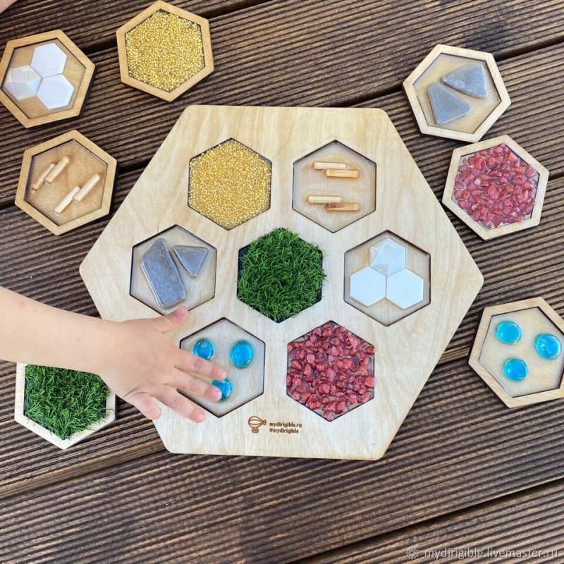 Тактильные дощечки разной формы