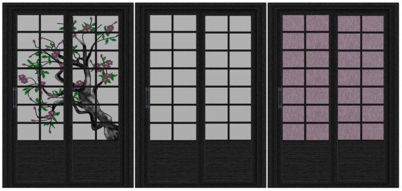 Двери в китайском стиле