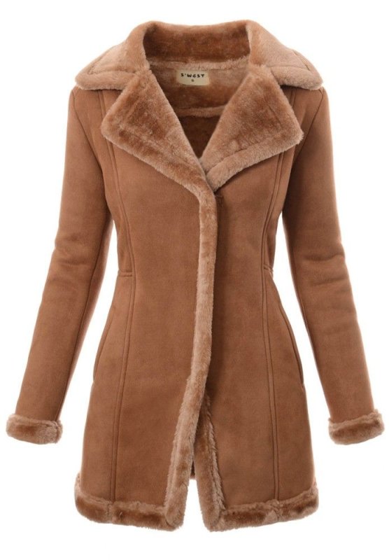 Дублёнка женская kangdiernio 1905