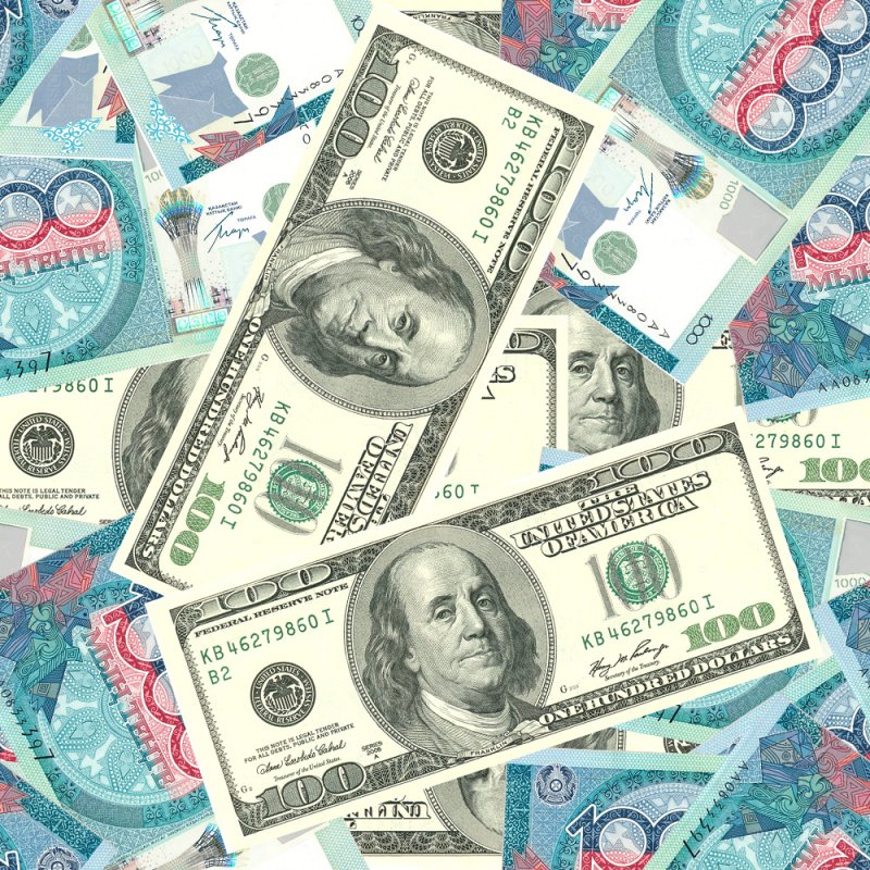 Текстура деньги бумажной купюрой