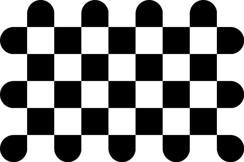 Шахматная доска черно белая