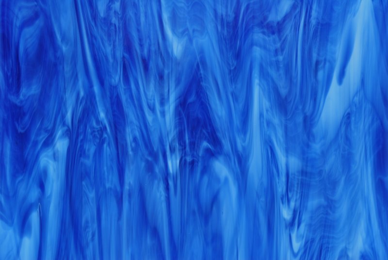 Голубое витражное стекло