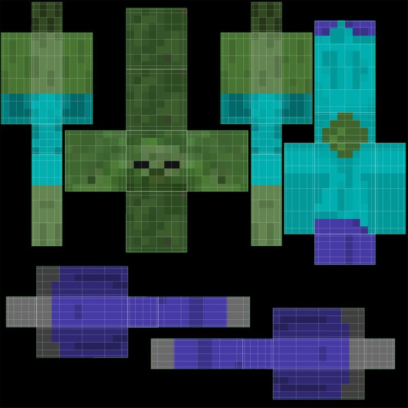 Зомби майнкрафт