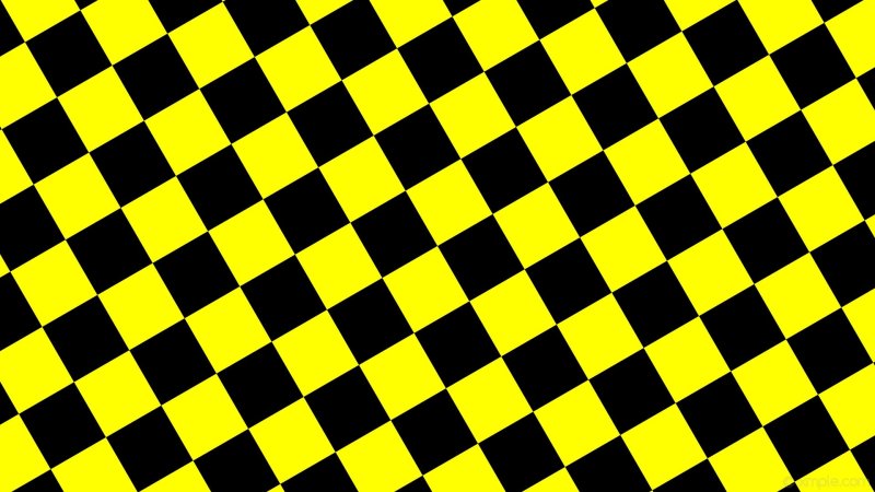 Черно желтая клетка