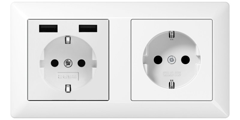 Розетка 2х2к+3 Legrand