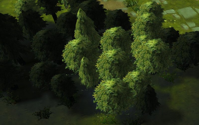 Дерево в доте