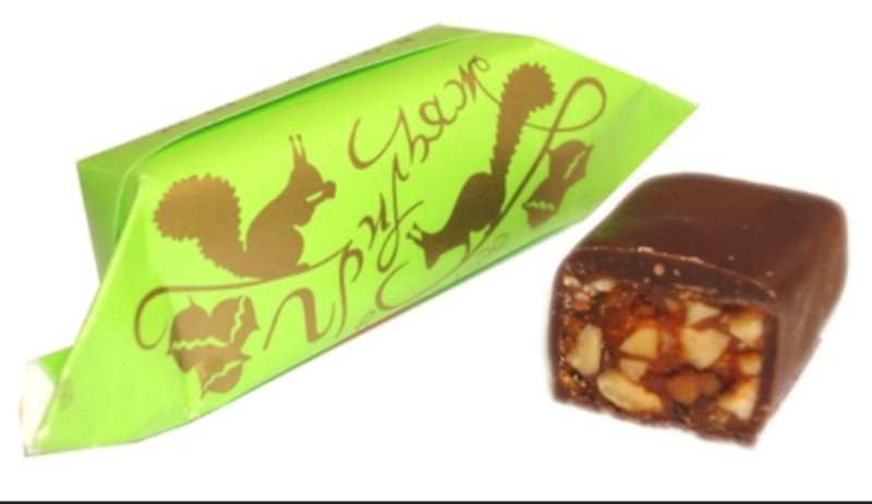 Белочка грильяж с орехом