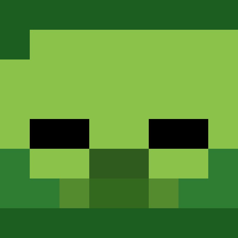 Голова зомби майнкрафт