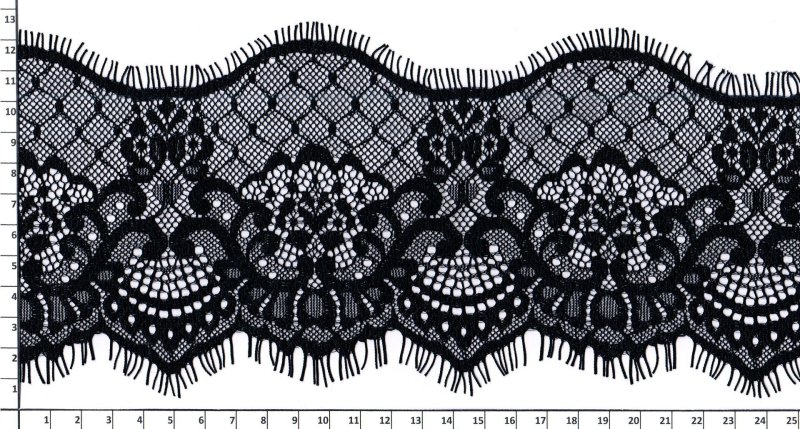 Кружево чёрное