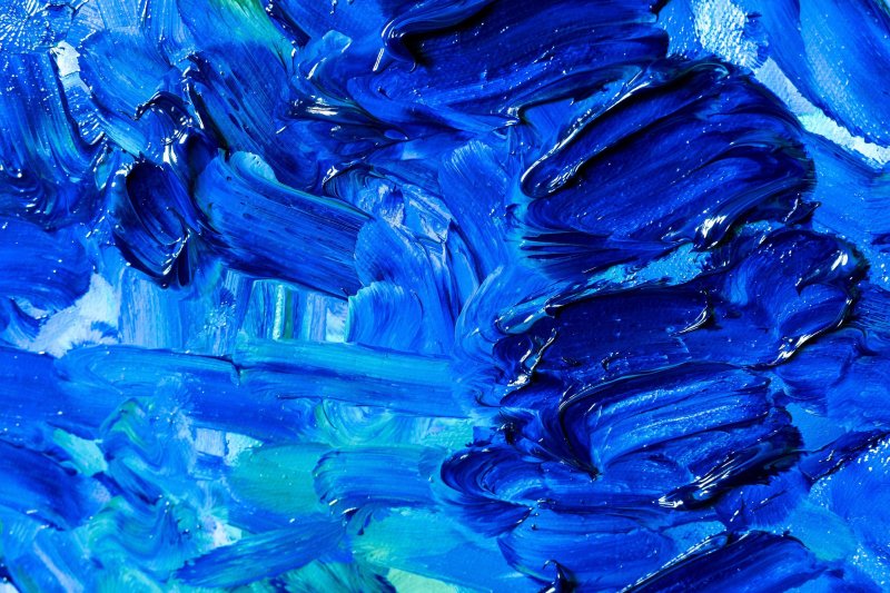 Краска синяя