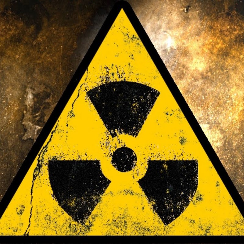 Знак радиоактивности Чернобыль