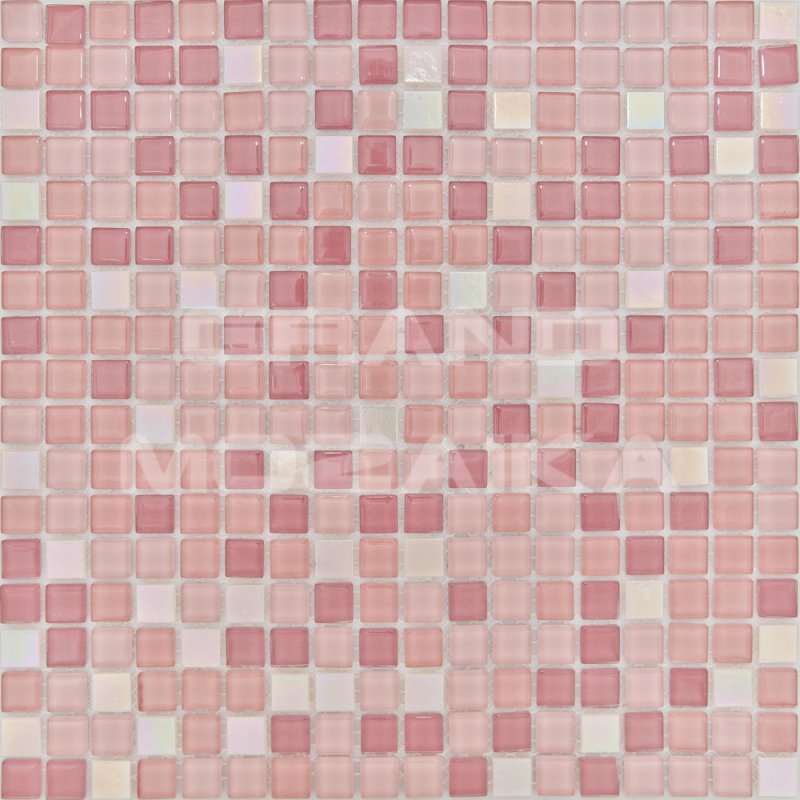 Розовая мозаика для ванной