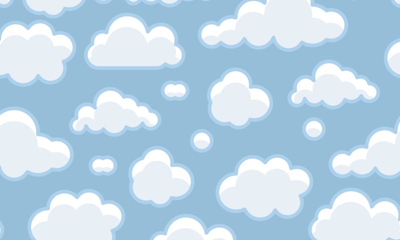 Облака мультяшные